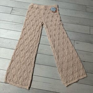 Shade & Shore Cream Knit Leg Warmers